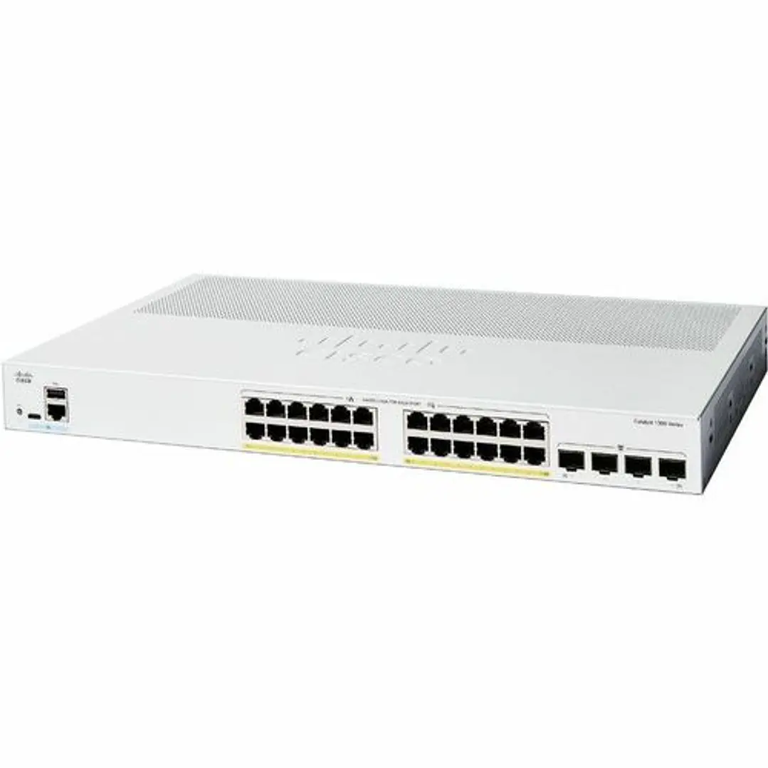 Switch Cisco Catalyst C1300-24P-4G Gestionable Gigabit PoE 24 Puertos 3