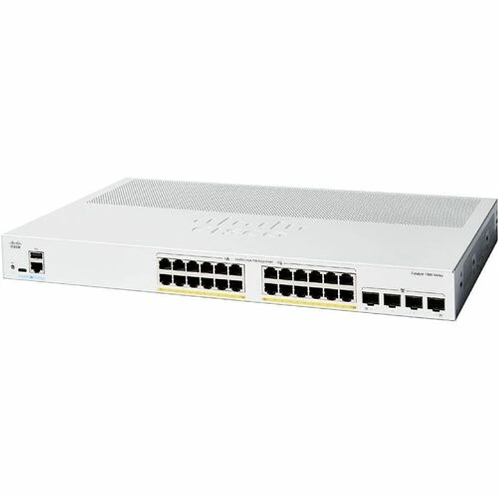 Switch Cisco Catalyst C1300-24P-4G Gestionable Gigabit PoE 24 Puertos 3