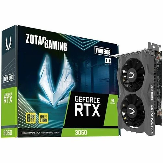 Tarjeta Gráfica Zotac GeForce RTX 3050 6GB GDDR6 ZT-A30510H-10A 1