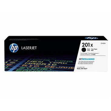 Cartucho de Tóner HP 201X Negro Alto Rendimiento Original CF400X 1