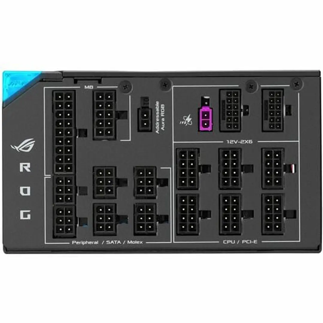 Fuente de Poder ASUS ROG Thor 1600W ATX 3.1 80 Plus Titanium Modular 3