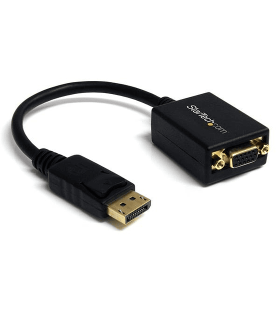 Adaptador Conversor de Video DisplayPort DP a VGA HD15 - Convertidor Activo - 1920x1200