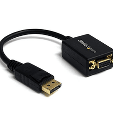 Adaptador Conversor de Video DisplayPort DP a VGA HD15 - Convertidor Activo - 1920x1200