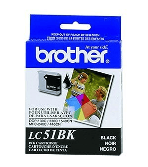 Cartucho de tinta Brother LC51BK negro