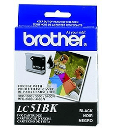 Cartucho de tinta Brother LC51BK negro