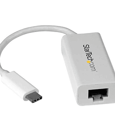 Adaptador de Red Gigabit USB-C - USB 3.1 Gen 1 (5 Gbps) - Blanco