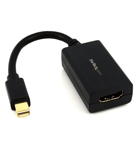 Adaptador Conversor de video Mini DisplayPort a HDMI - Cable Convertidor Pasivo - Hembra HDMI - Macho Mini DP - 1920x1200