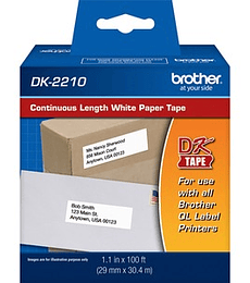 Cinta para etiquetas Brother DK-2210