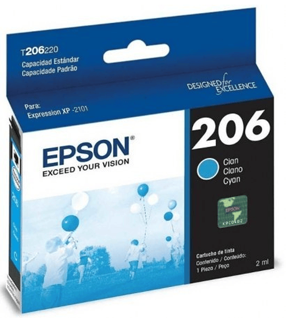 Cartucho de tinta Epson Cian Ink XP-2101 T206220-AL