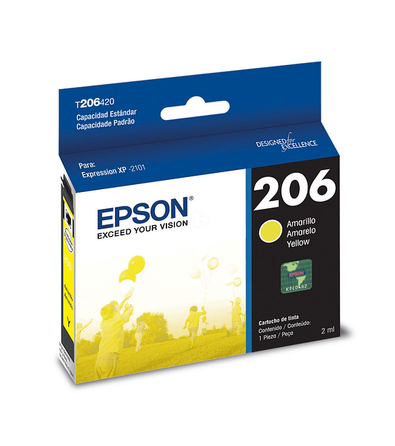 Cartucho de tinta Epson T206420-AL amarillo