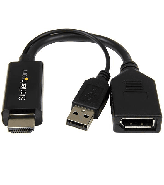 Conversor HDMI a DisplayPort 4K con Alimentacion por USB - Adaptador