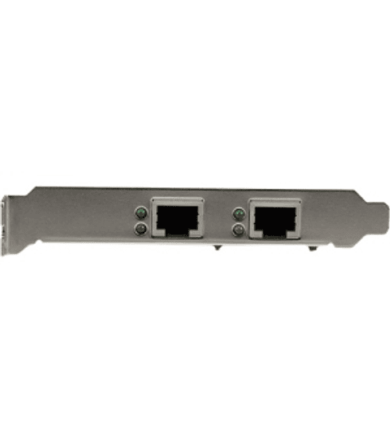 Adaptador Tarjeta de Red NIC PCI Express PCI-E de 2 Puertos Ethernet Gigabit - 2x RJ45 Hembra