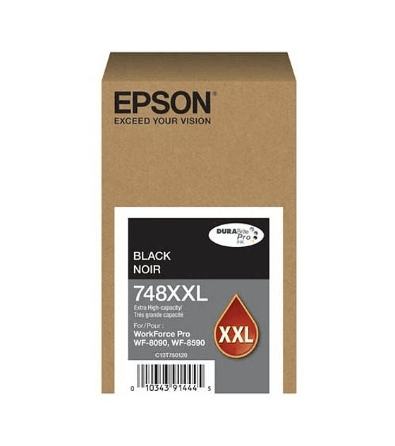 Cartucho de tinta Epson negro T748XXL120-AL