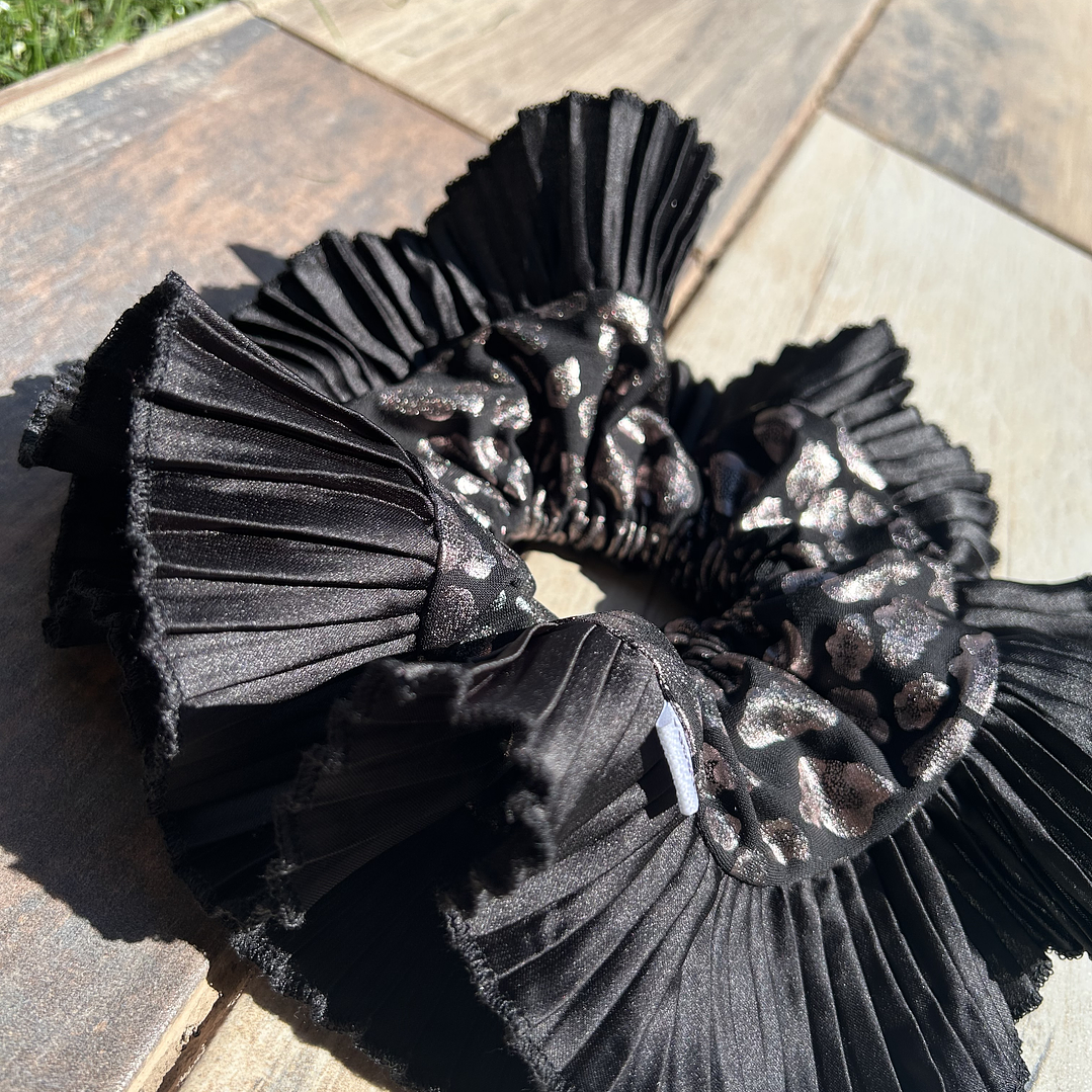 Emilia plus animal print negro plata  3