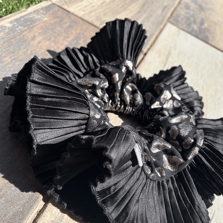 Emilia plus animal print negro plata  3