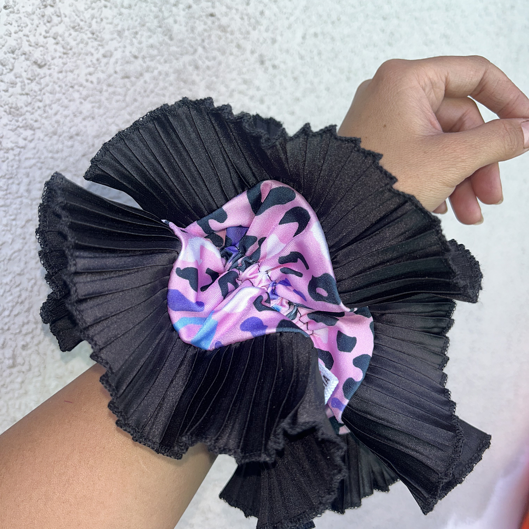 Emilia plus animal print rosa-negro 2