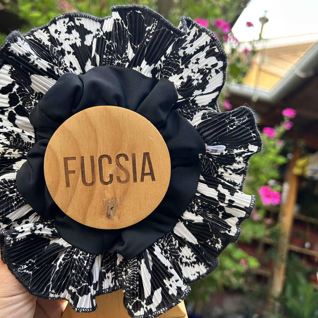 Josefina mini negro flores  1