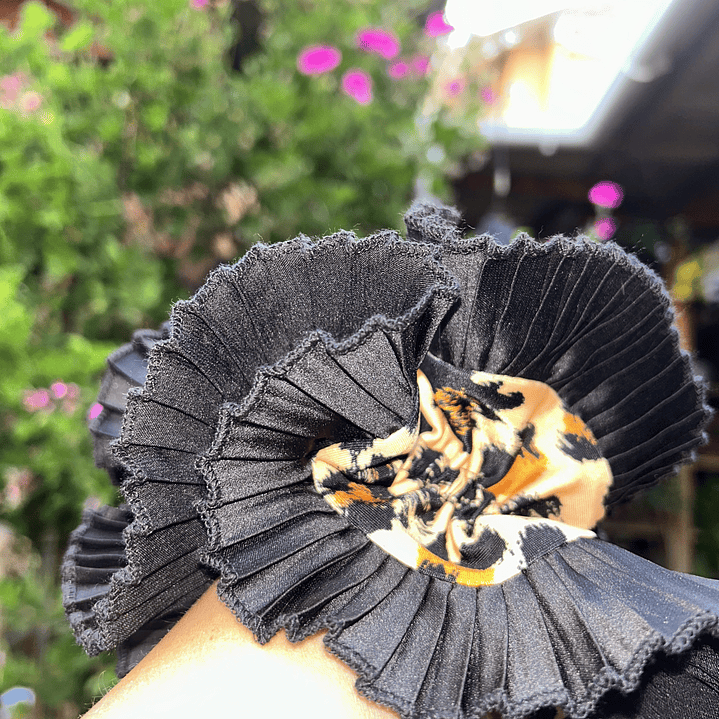 Emilia plus animal print negro  2