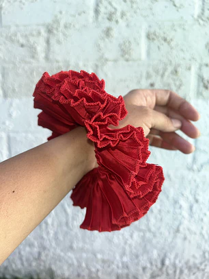Ruffled rojo