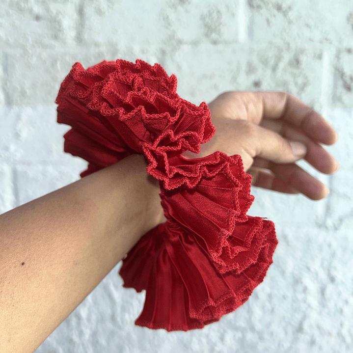 Ruffled rojo 1