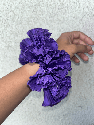 Ruffled morado
