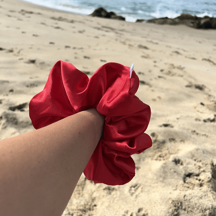 Scrunchies xl rojo  2