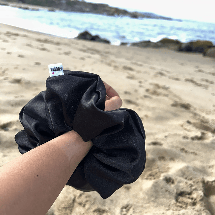 Scrunchies xl negro  2
