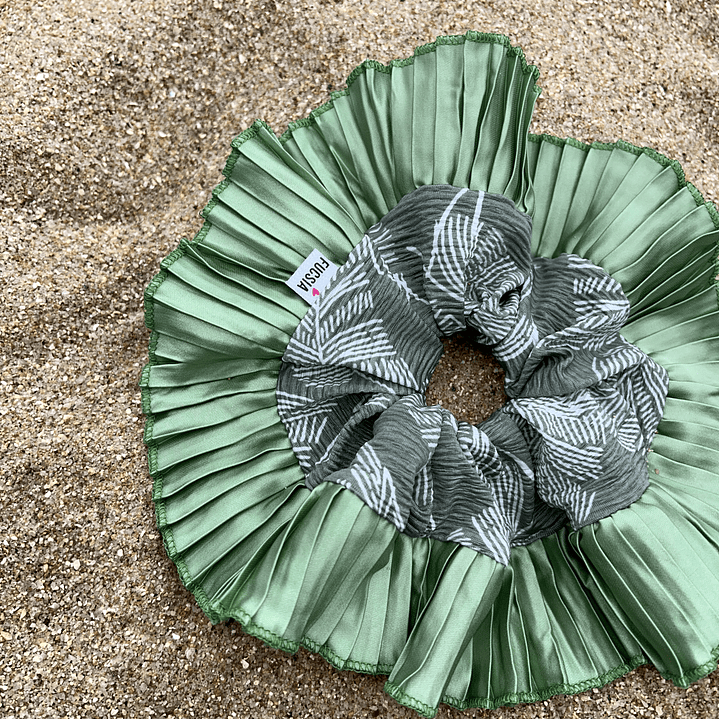 Josefina II hojas verde lino 1