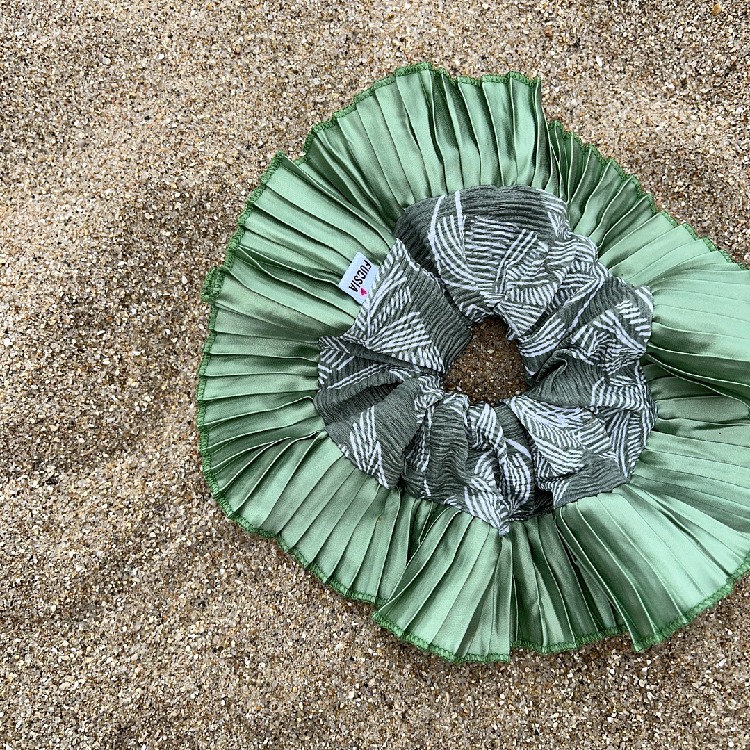 Josefina II hojas verde lino 2