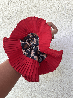 Emilia plus animal print rojo