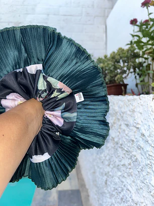 Josefina II Flores verde 