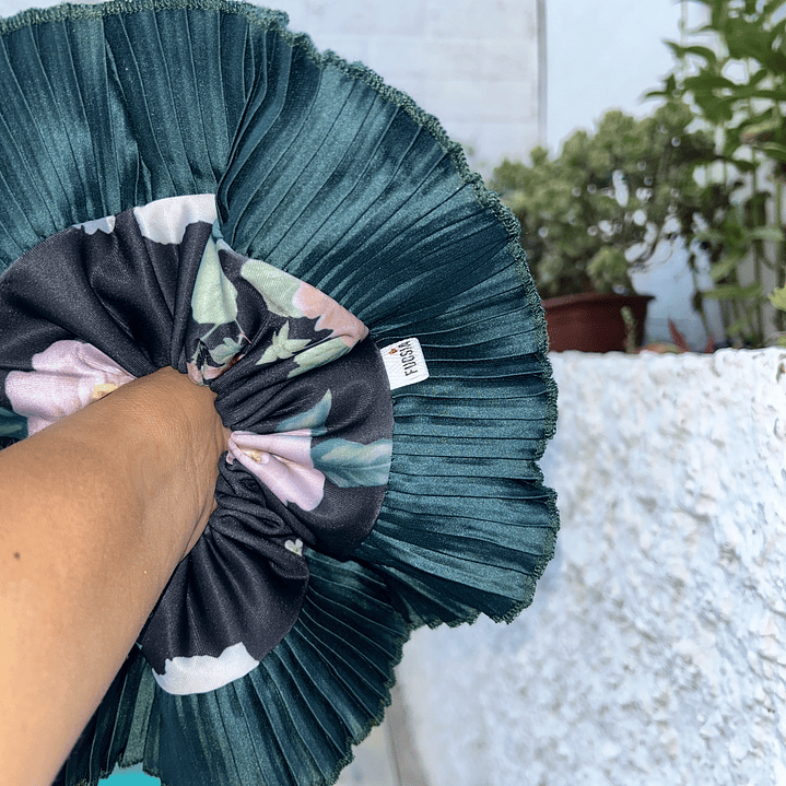 Josefina II Flores verde  1