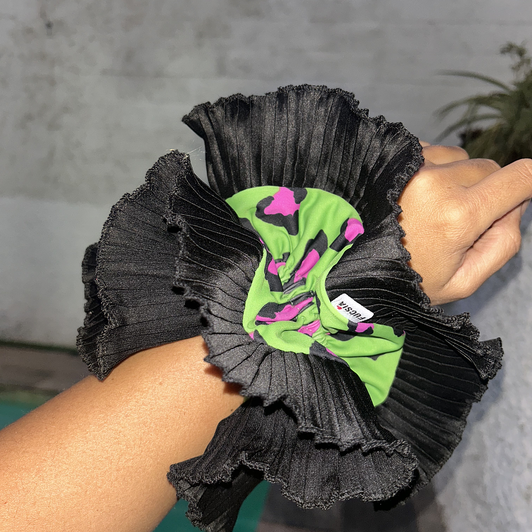 Rumba Emilia plus verde animal print  1