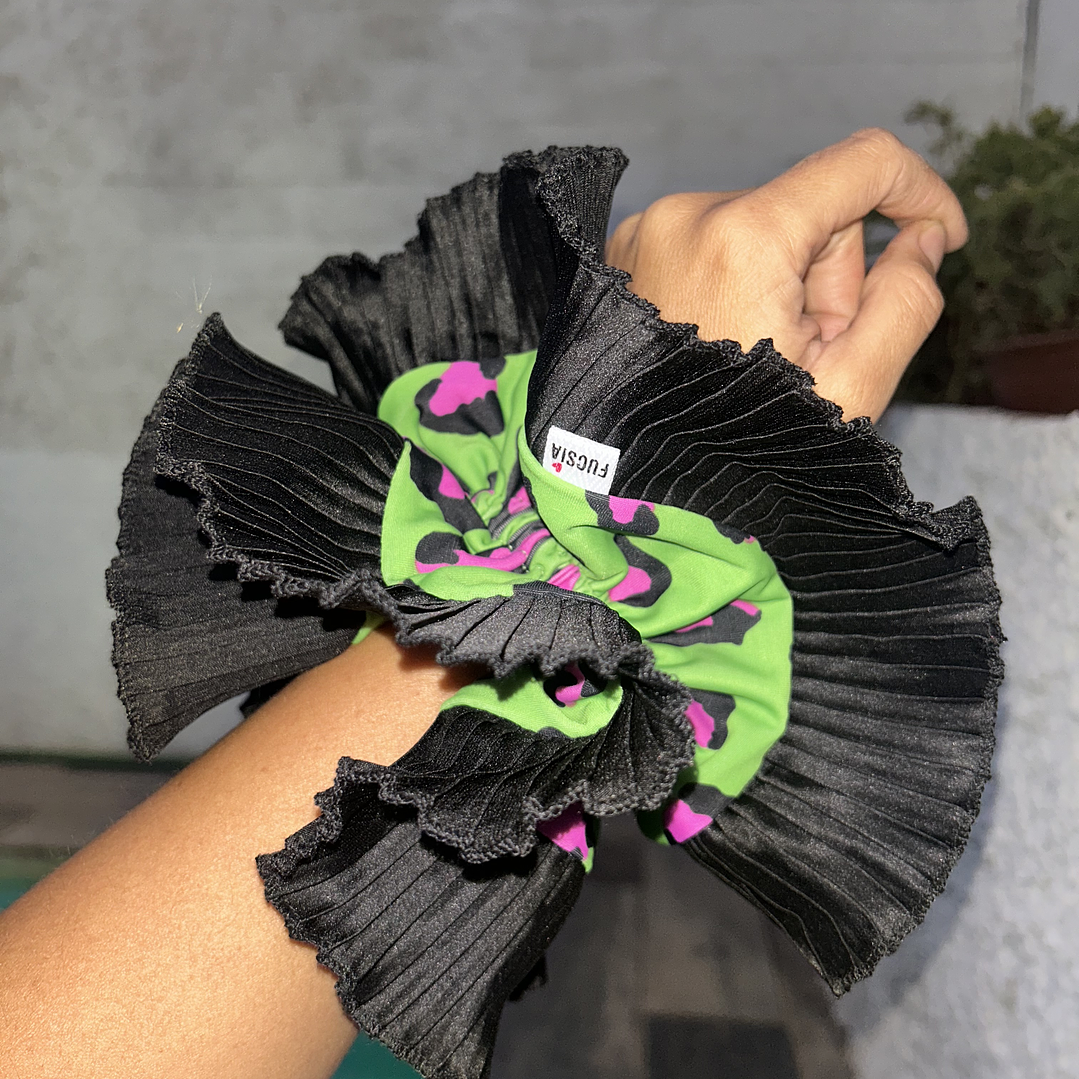 Rumba Emilia plus verde animal print  2