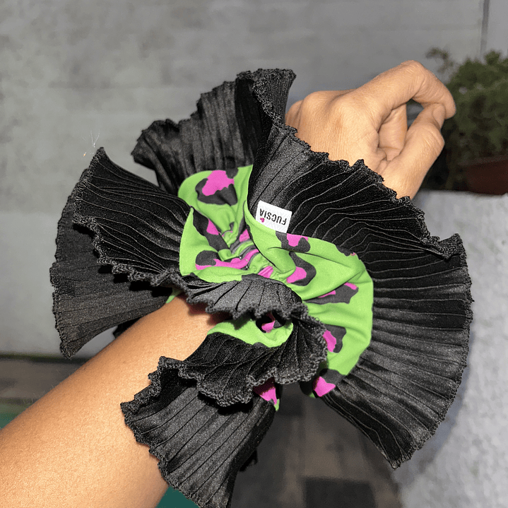 Rumba Emilia plus verde animal print  2