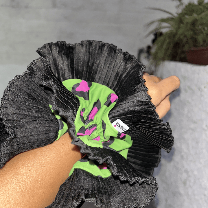 Rumba Emilia plus verde animal print  3