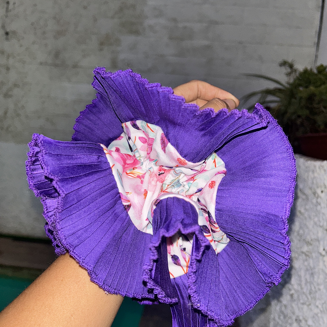 Emilia plus morada flores  3