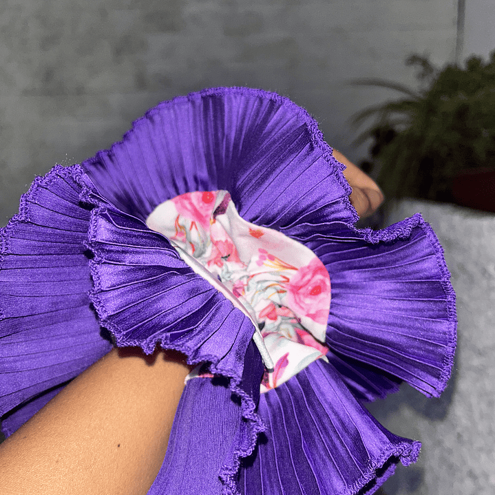 Emilia plus morada flores  4