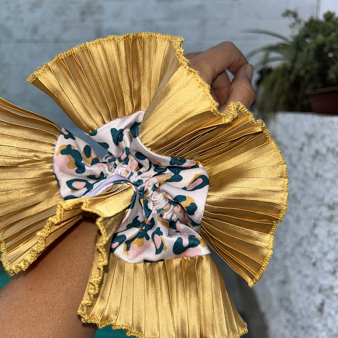 Emilia plus animal print mostaza  2