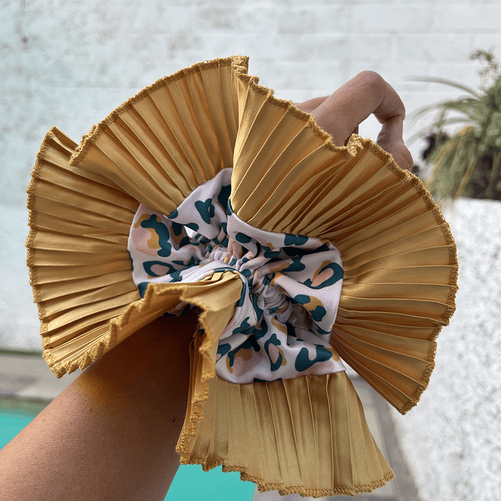 Emilia plus animal print mostaza  1