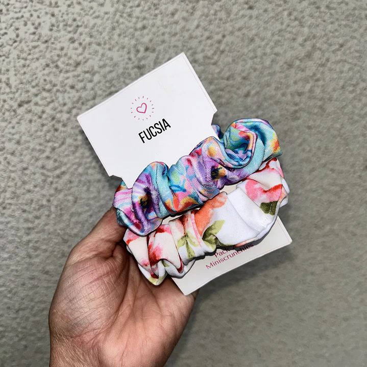 Pack 2 Mini scrunchies  1