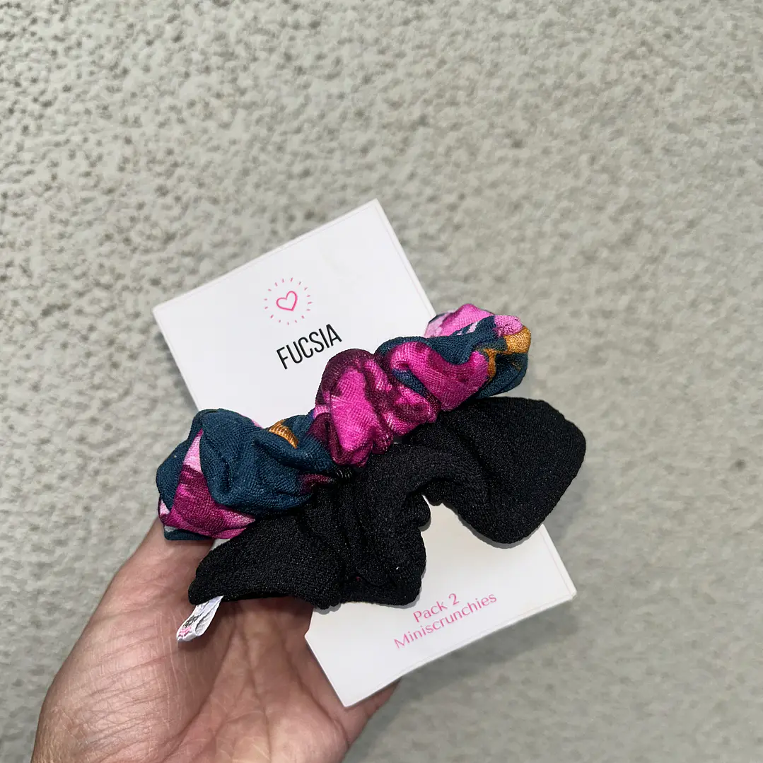 Pack 2 mini scrunchies  1