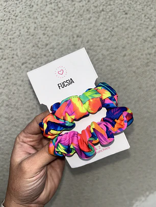 Pack 2 mini scrunchies 