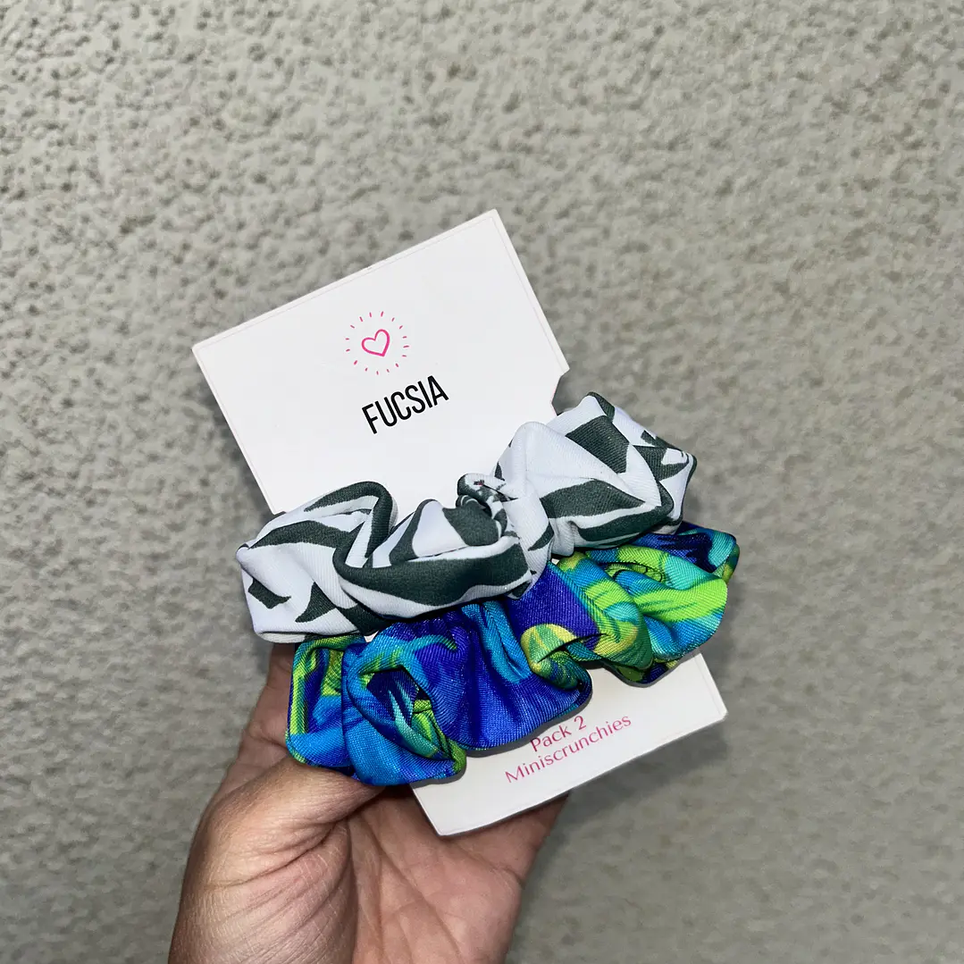 Pack 2 mini scrunchies  1
