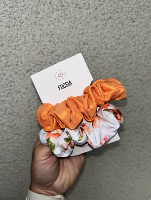 Pack 2 mini scrunchies 