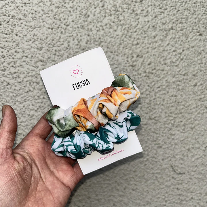 Pack 2 mini scrunchies  1