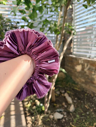 Ruffled morado