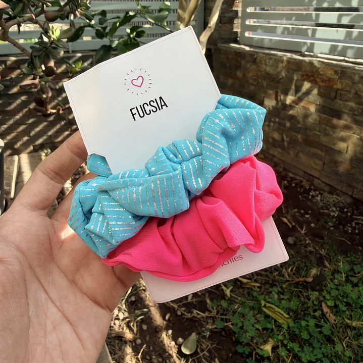 Pack 2 mini scrunchies  1