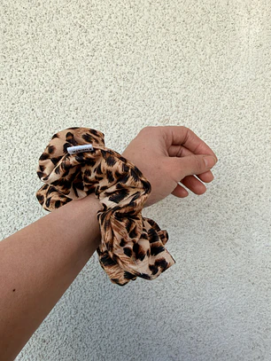 Scrunchie mediano animal print 