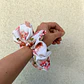 Scrunchie mediano flores  - Miniatura 1
